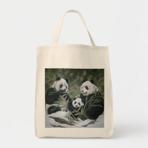 Panda Canvas tas