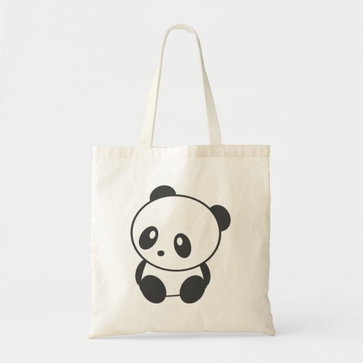 Panda Canvas tas (Voorkant)