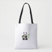 Panda canvas tas! draagtas (Voorkant)