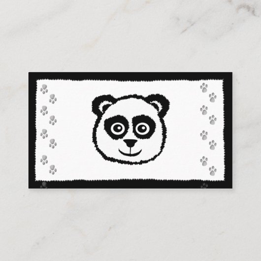 Panda Cartes de visite (Dos)