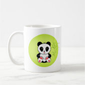 Panda, cartoon, kinderen koffiemok (Links)