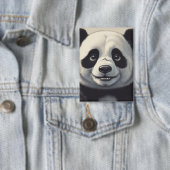 Panda Cartoon Tekenkunst Button (Insitu)
