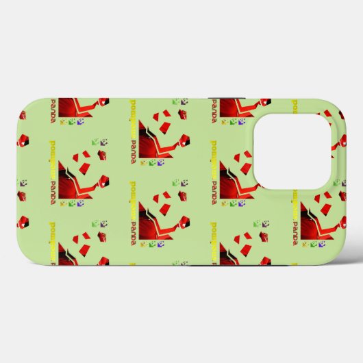 panda Case-Mate iPhone case (Achterkant (horizontaal))