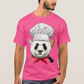 Panda Chef Wildlife Panda Beer Animal, kokende Lov T-shirt