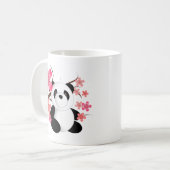Panda Cherry Blossom Koffiemok (Voorkant links)