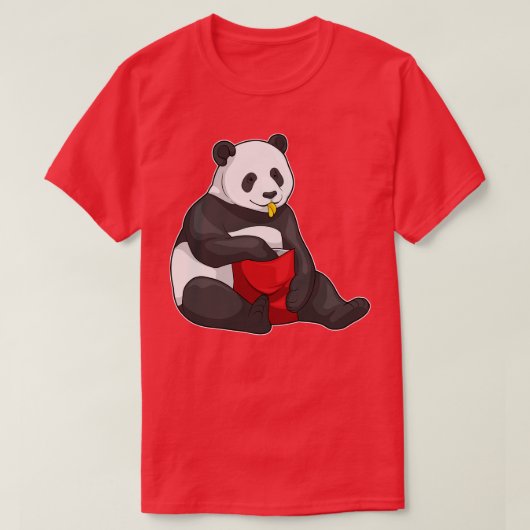 Panda Chips Zak van Chips T-shirt (Design voorkant)