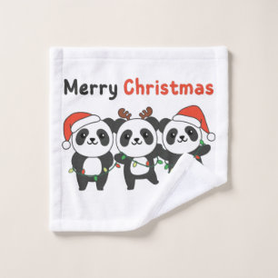 Panda Christmas Animals Pandas Merry Christmas