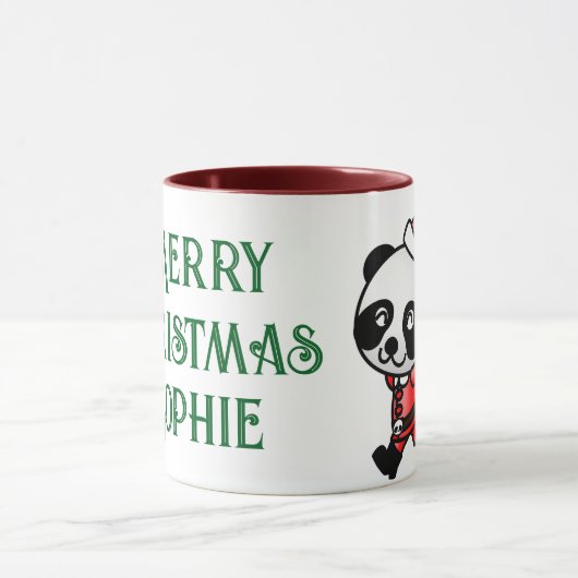 Panda Christmas Mug (Centre)