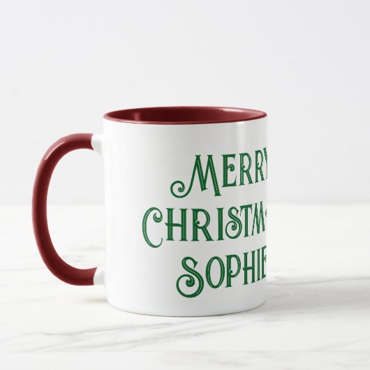 Panda Christmas Mug (Gauche)