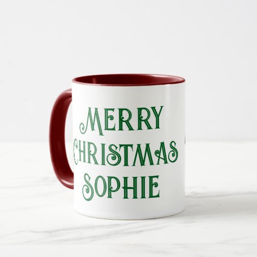 Panda Christmas Mug (Devant gauche)