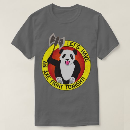 Panda classique et agressif TShirt (Design devant)