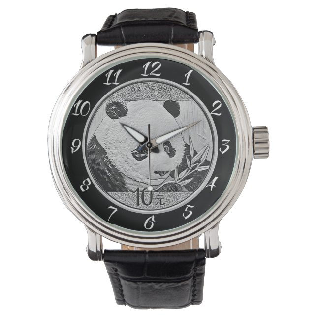 PANDA COIN HORLOGE (Voorkant)
