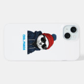 Panda Cool avec Lunettes & Béret (Verso Horizontal)