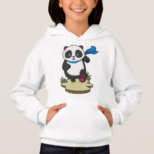Panda coureur avec Écarf