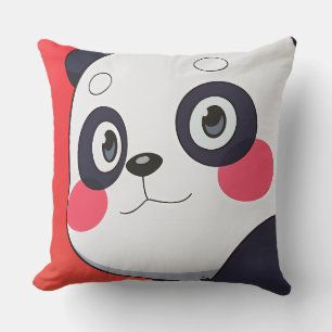 Panda Coussin de caricature pour le décor maison a