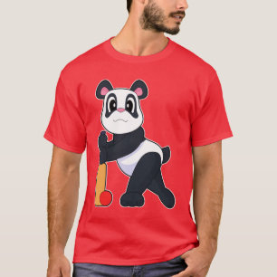 Panda Cricket Slaghout T-shirt