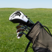 Panda Cub Persoonlijke Initialen Golfheadcover (Insitu)