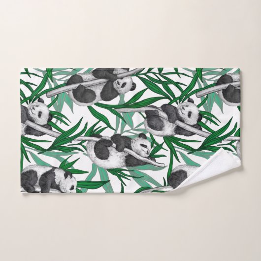 Panda cubs on (Serviette à main)