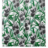 Panda cubs op douchegordijn (Voorkant)