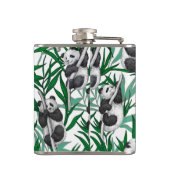 Panda cubs op heupfles (Achterkant)