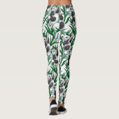 Panda cubs op leggings (Achterkant)