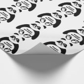 Panda Custom Birthday Cadeaupapier (Hoek)