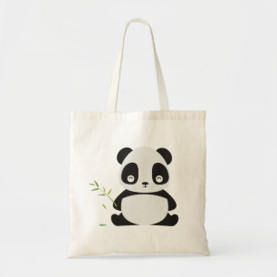 Panda Cute Canvas tassen