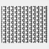 Panda Cute Design Fleece Blanket (Voorkant (Horizontaal))