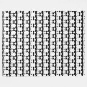 Panda Cute Design Fleece Blanket Deken (Voorkant (Horizontaal))