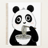 Panda Cute Manger Des nouilles Udon (Devant)