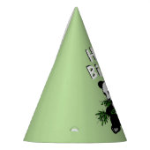 Panda-dag opgroeien feesthoedjes (Links)