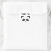 Panda dank u stickers (Tas)