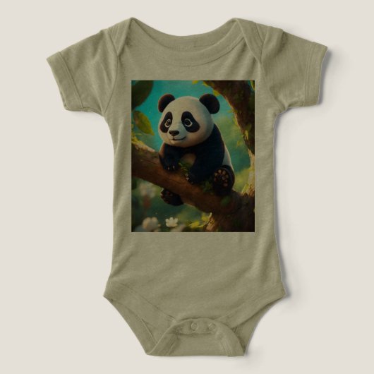 Panda dans l'arbre enchanté (Design Recto)