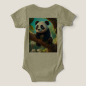 Panda dans l'arbre enchanté (Design Verso)