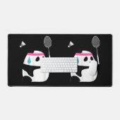 Panda de badminton épuisé drôle mignon (Clavier et souris)