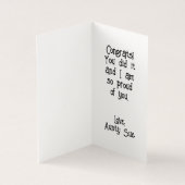 Panda de fin d'études de la petite maternelle (Inside)