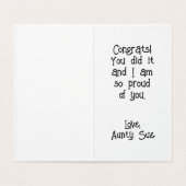 Panda de fin d'études de la petite maternelle (Inside Unfolded)