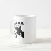 Panda de la Mer Mug drôle (Devant gauche)