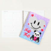 Panda de la Saint-Valentin en amour (Devant avec enveloppe)