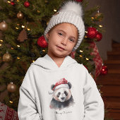 Panda de Noël, personnalisable
