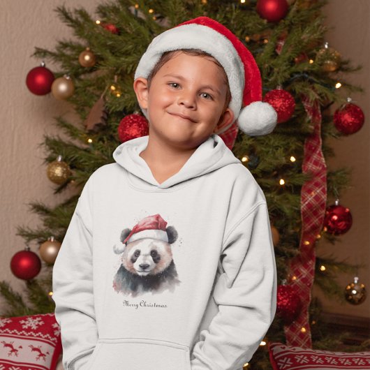 Panda de Noël, personnalisable