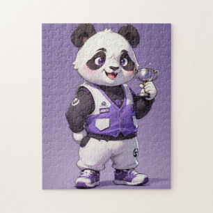Panda de puzzle enfants