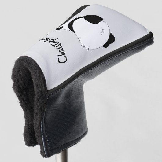 Panda Design Golfheadcover (3/4 voorkant)
