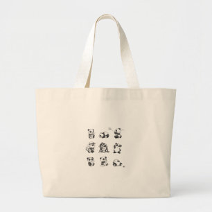 Panda Design Grote Schoudertas Tote Bag