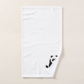 Panda Design Monogrammed (Serviette à main)