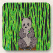 Panda - Dessous de verre en plastique (Devant)