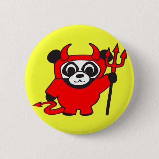 Panda - Devil - Button (Voorkant)