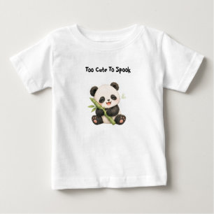 Panda die Bamboe Eet Kinderen T-Shirt