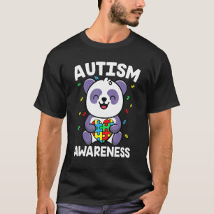 Panda die strijder voor autismebewustzijn steunt t-shirt