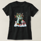 Panda Dierenvriend Xmas - kerstboom Santa Hat Pand T-shirt (Design voorkant)